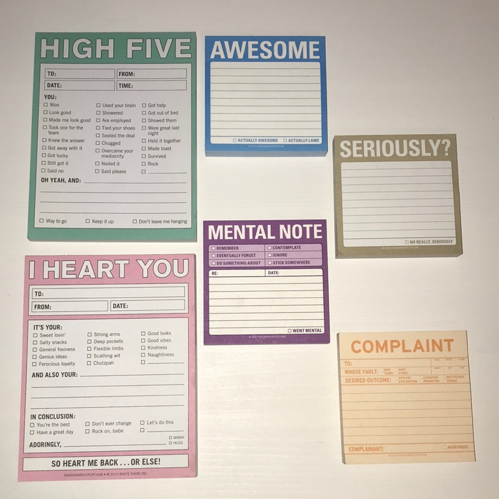 Knock Knock - Sticky Note Bundle